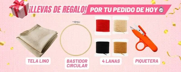 Kit completo de bordado