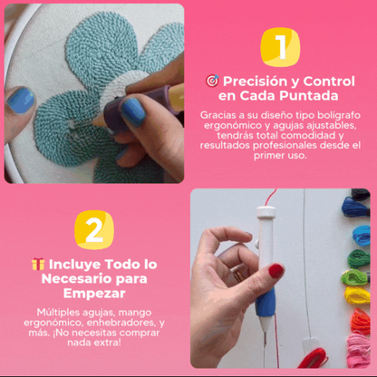 Kit completo de bordado