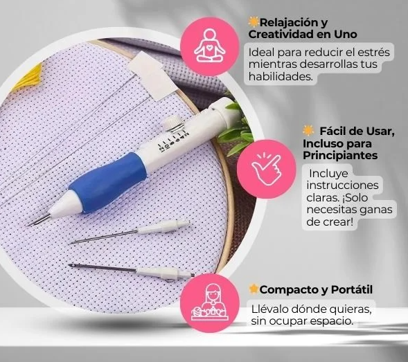 Kit completo de bordado